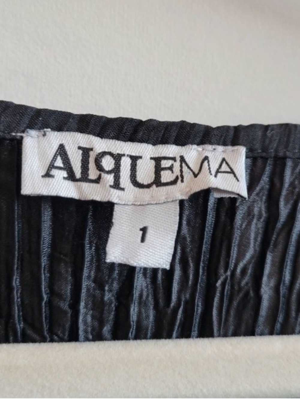 Alquema 3/4 Sleeve Smash Pocket Dress Black - Picture 7 of 9